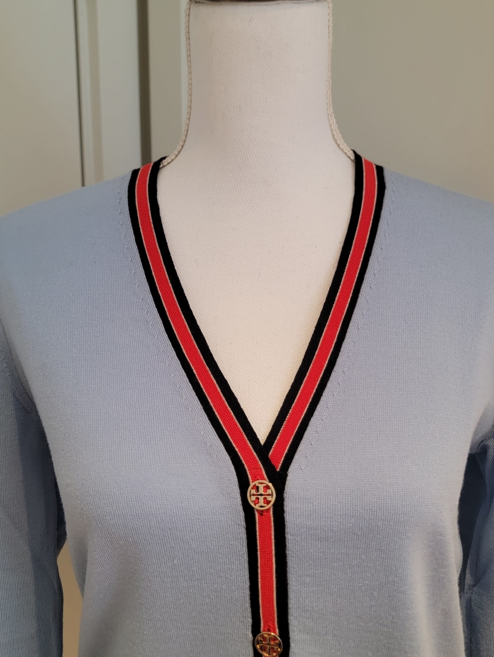 🖤 TORY BURCH MADELINE CARDIGAN SWEATER - Picture 2 of 11